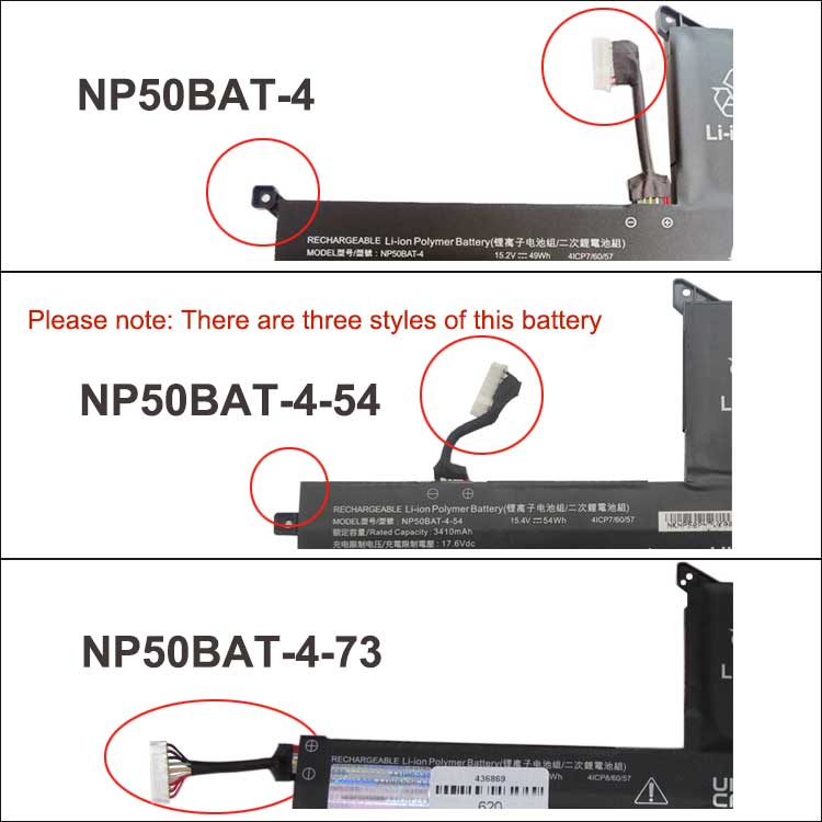 CLEVO NP50BAT-4-54 Batterie