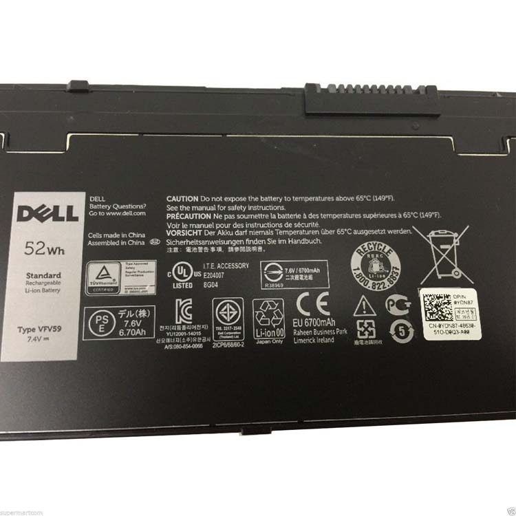 Dell Latitude E7240 Série Batterie