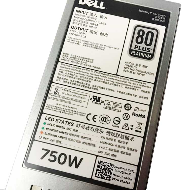 Dell R620 Alimentation