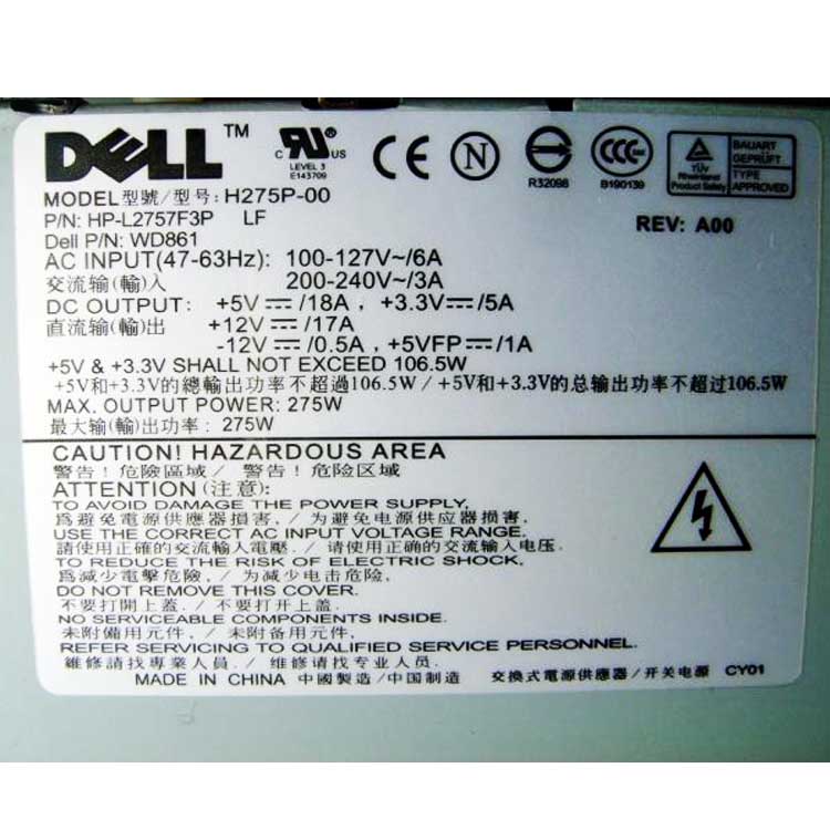 Dell Optiplex 755 SFF Alimentation