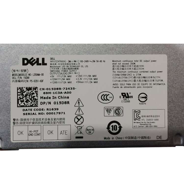 DELL L350AM-00 Alimentation